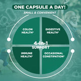 Vital Planet Vital Flora Men 55+ Daily Probiotic capsule close-up