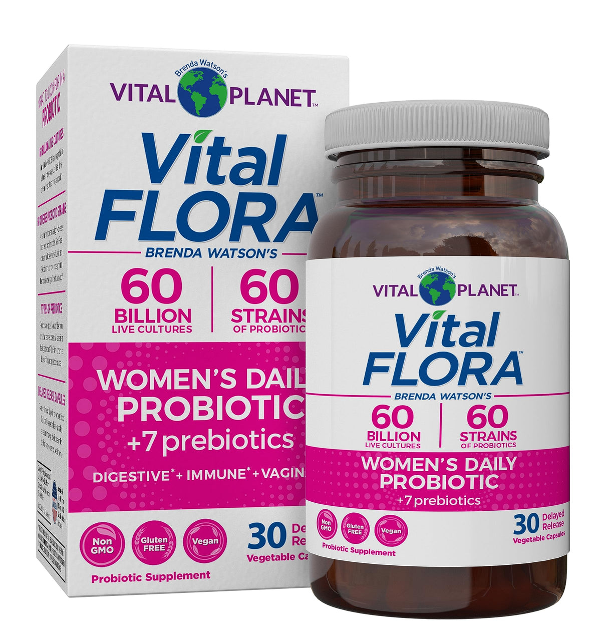 Vital Planet Women's Daily Probiotic 100g front view