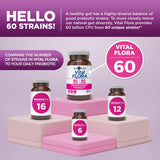 Vital Planet Women's Daily Probiotic 100g packaging