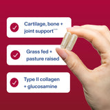 Vital Proteins Cartilage Collagen Capsules on a wooden table