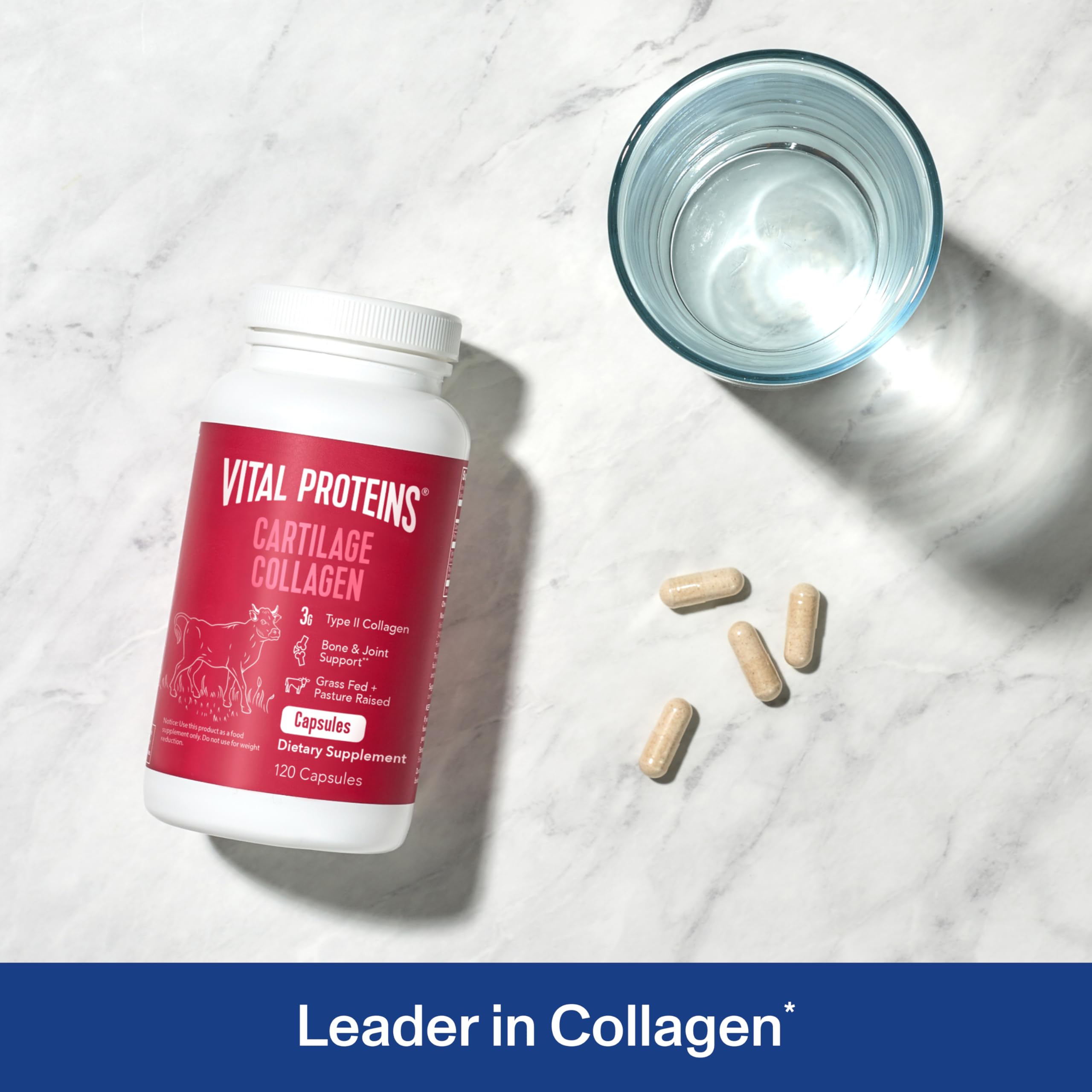 Vital Proteins Cartilage Collagen Capsules side view