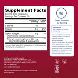 Vital Proteins Cartilage Collagen Capsules with dosage instructions