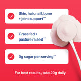 Vital Proteins Collagen Ice Pop Flavour 746g powder in a glass