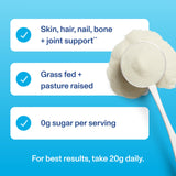 Vital Proteins Collagen Peptides 142g with a measuring scoop