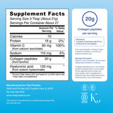 Vital Proteins Collagen Peptides Advanced Powder side view highlighting the scoop