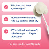 Vital Proteins Collagen Peptides Advanced Strawberry Lemon on a kitchen counter