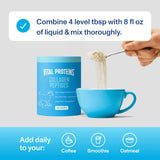 Vital Proteins Collagen Peptides mixed in a glass of water