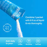 Vital Proteins Collagen Peptides packets in a lifestyle setting