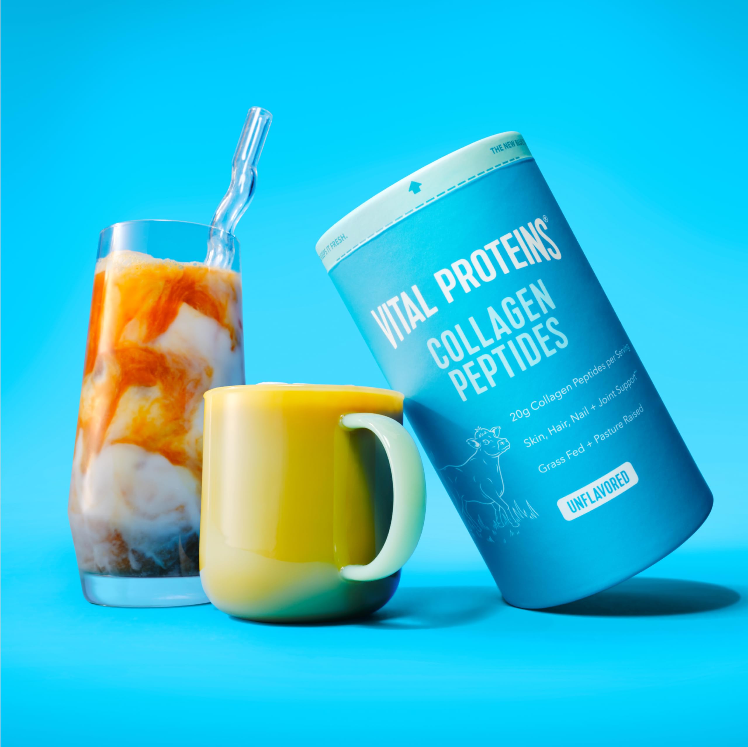 Vital Proteins Collagen Peptides Powder 265g packaging side view