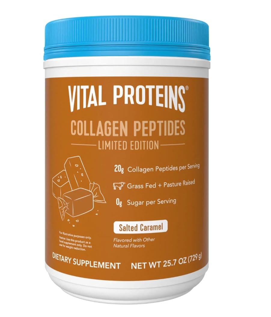 Vital Proteins Collagen Peptides Sweet and Salty Caramel front view