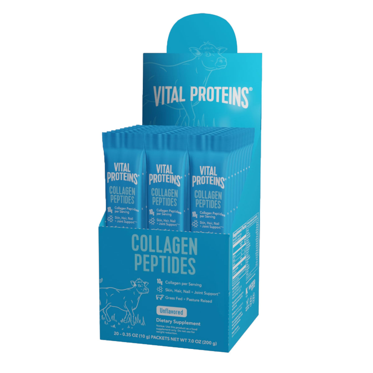 Vital Proteins Collagen Peptides travel packets front view