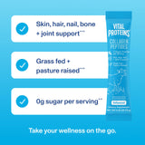 Vital Proteins Collagen Peptides unflavoured powder in a glass