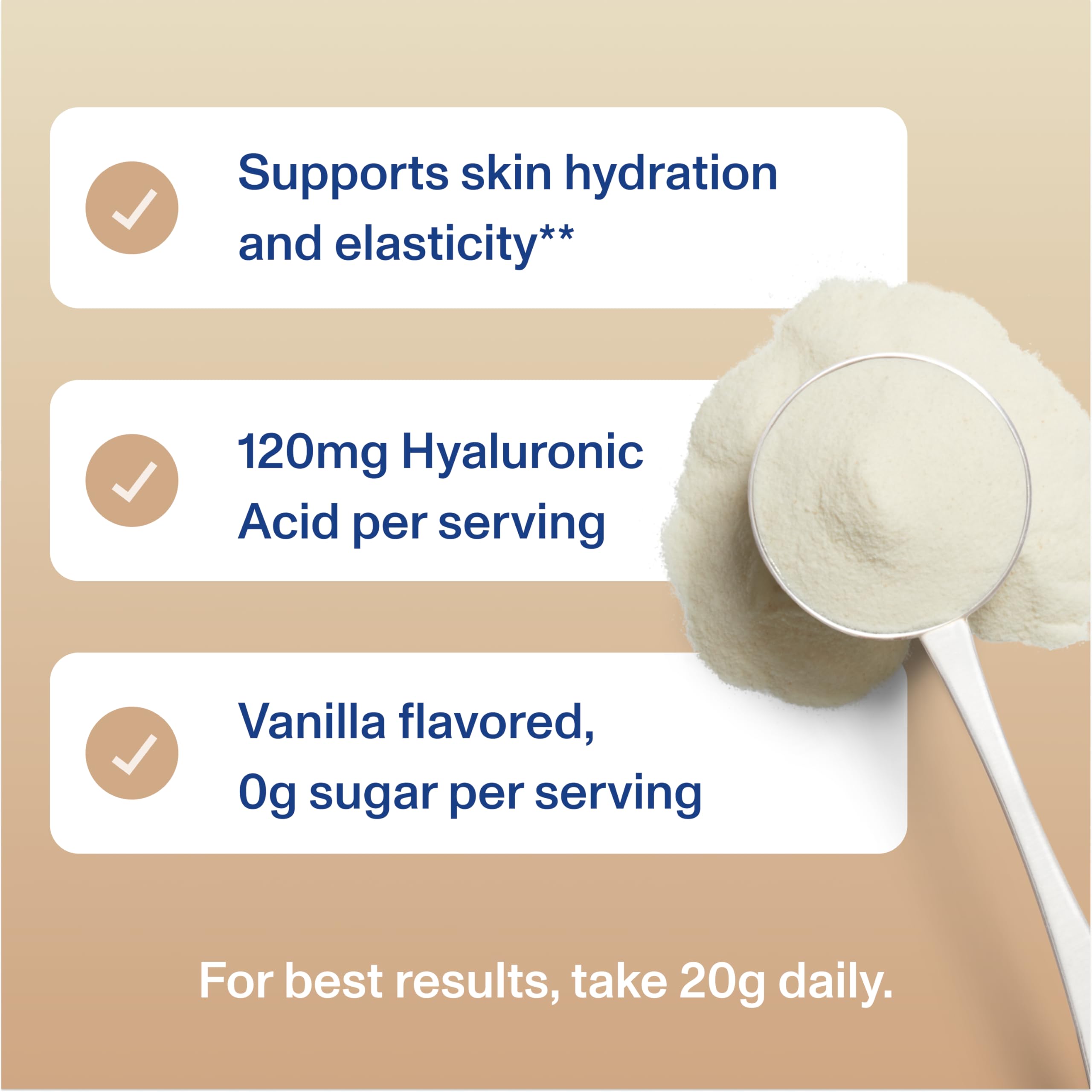 Vital Proteins Collagen Peptides Vanilla nutritional information