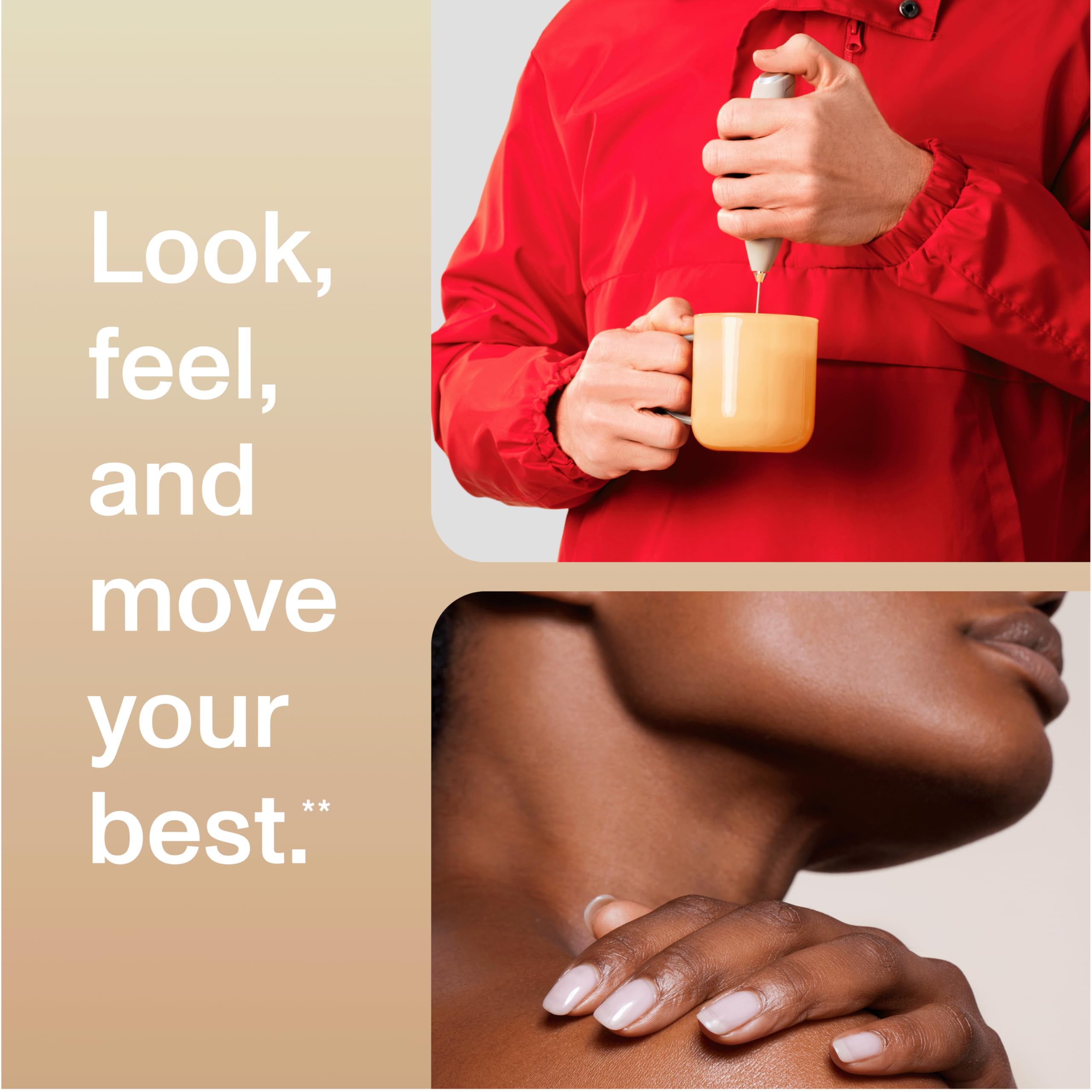 Vital Proteins Collagen Peptides Vanilla with a spoon