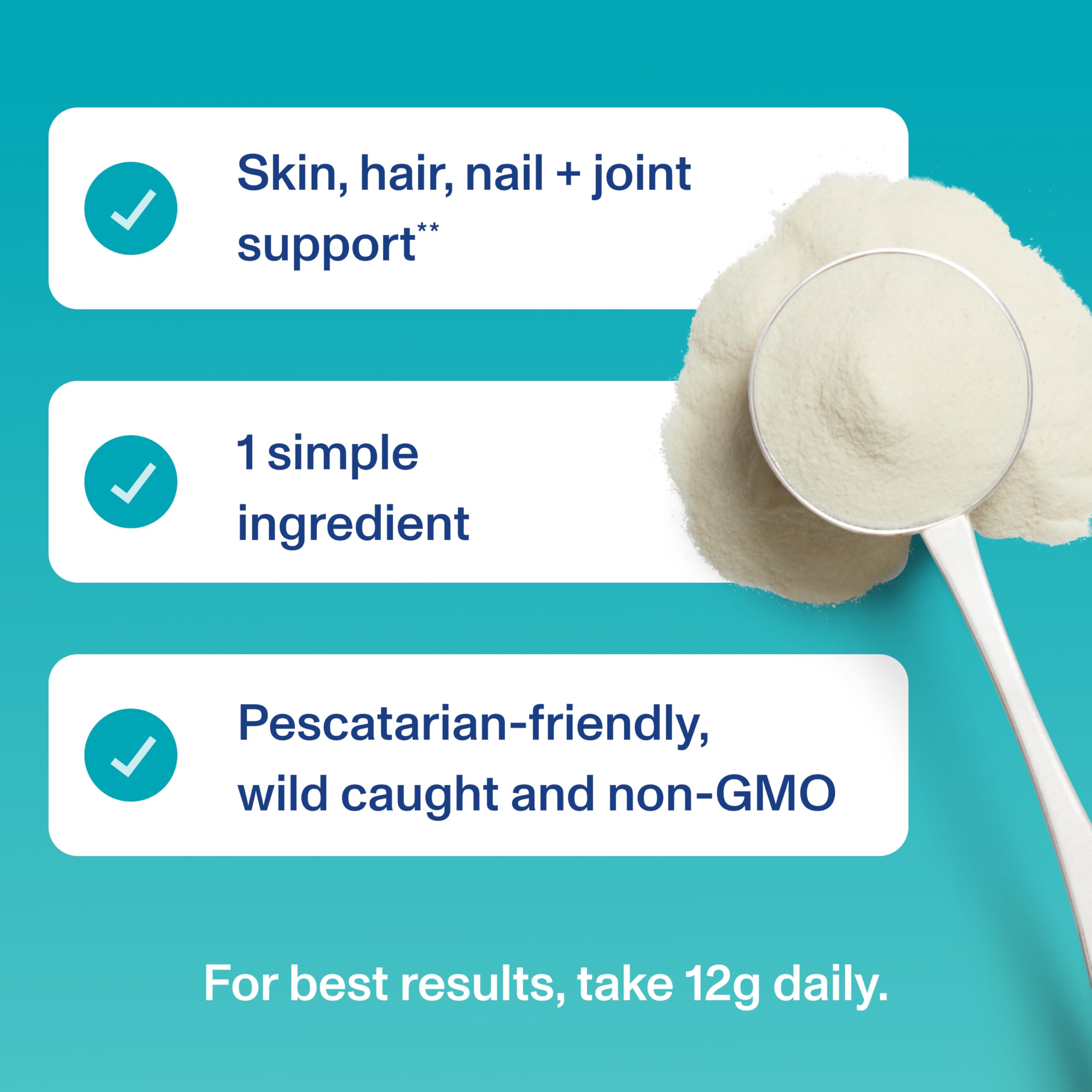 Vital Proteins Marine Collagen Peptides Powder 221g with ingredients list