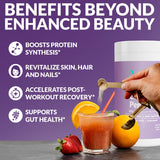 Vital Rise Collagen Powder 335g product details close-up