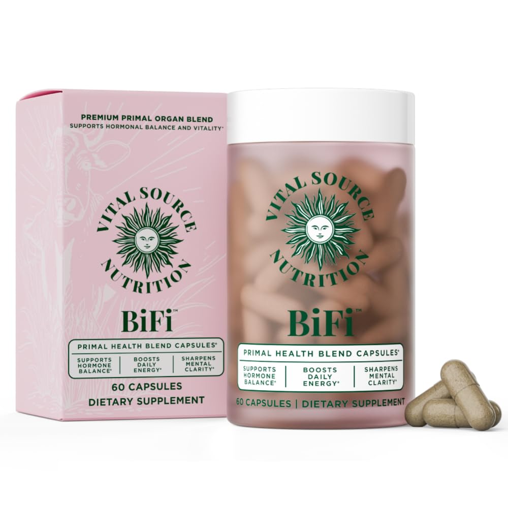 Vital Source Nutrition BiFi Premium Primal Organ Blend capsules front view