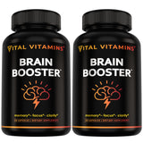 Vital Vitamins Brain support Supplement front view