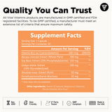 Vital Vitamins Brain support Supplement ingredients list
