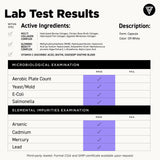 Vital Vitamins Collagen Supplement ingredients list on packaging