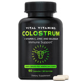 Vital Vitamins Colostrum Capsules 60 count front view