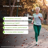 Vital Vitamins Colostrum Capsules close-up of capsules