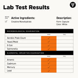 Vital Vitamins Creatine Monohydrate Capsules ingredients list