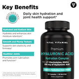 Vital Vitamins Hyaluronic Acid Hydration Complex side view