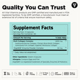 Vital Vitamins Multi Collagen Complex 495g capsules with a measuring spoon