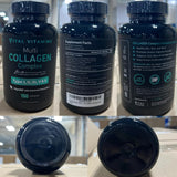Vital Vitamins Multi Collagen Complex 495g capsules with other supplements