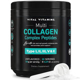 Vital Vitamins Multi Collagen Peptides Powder 322g front view