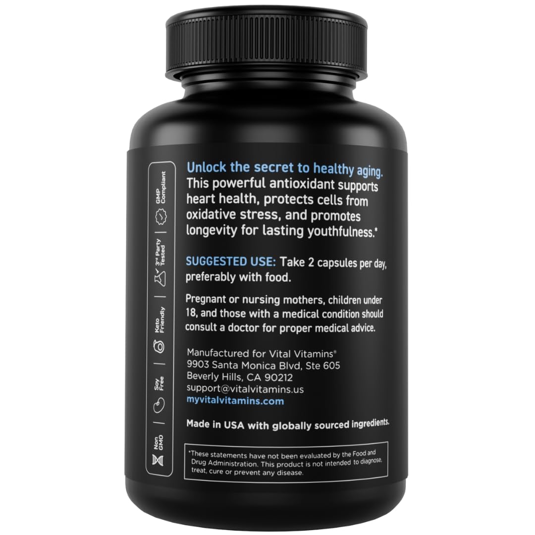 Vital Vitamins Resveratrol Supplement 600mg lifestyle shot