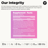 Vital Vitamins Vegan Collagen support with a measuring spoon