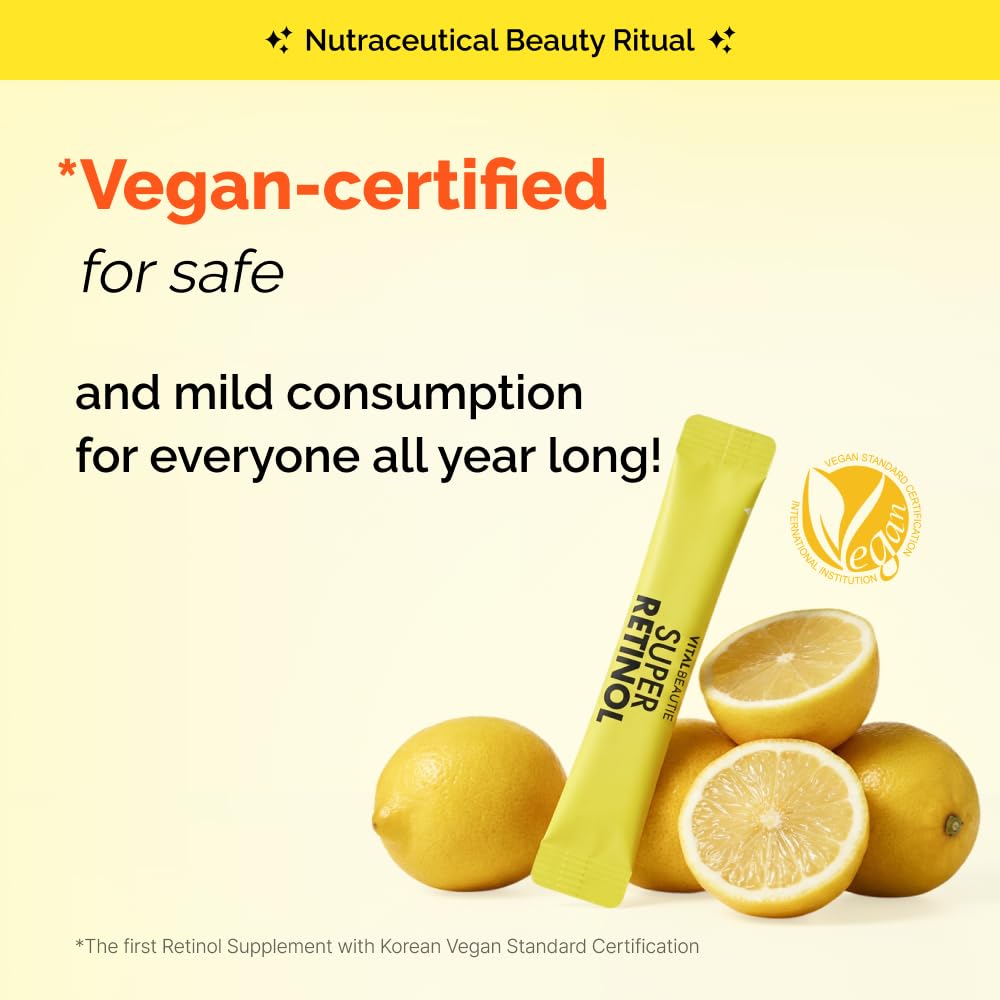 VITALBEAUTIE Ingestible Retinol Beauty Supplement close-up