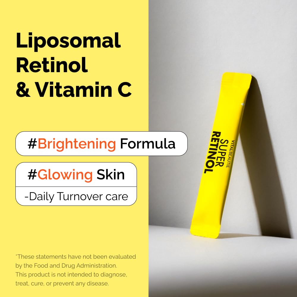 VITALBEAUTIE Ingestible Retinol Beauty Supplement side view