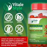 Vitale Style Cinnamon Supplement displayed with herbal ingredients