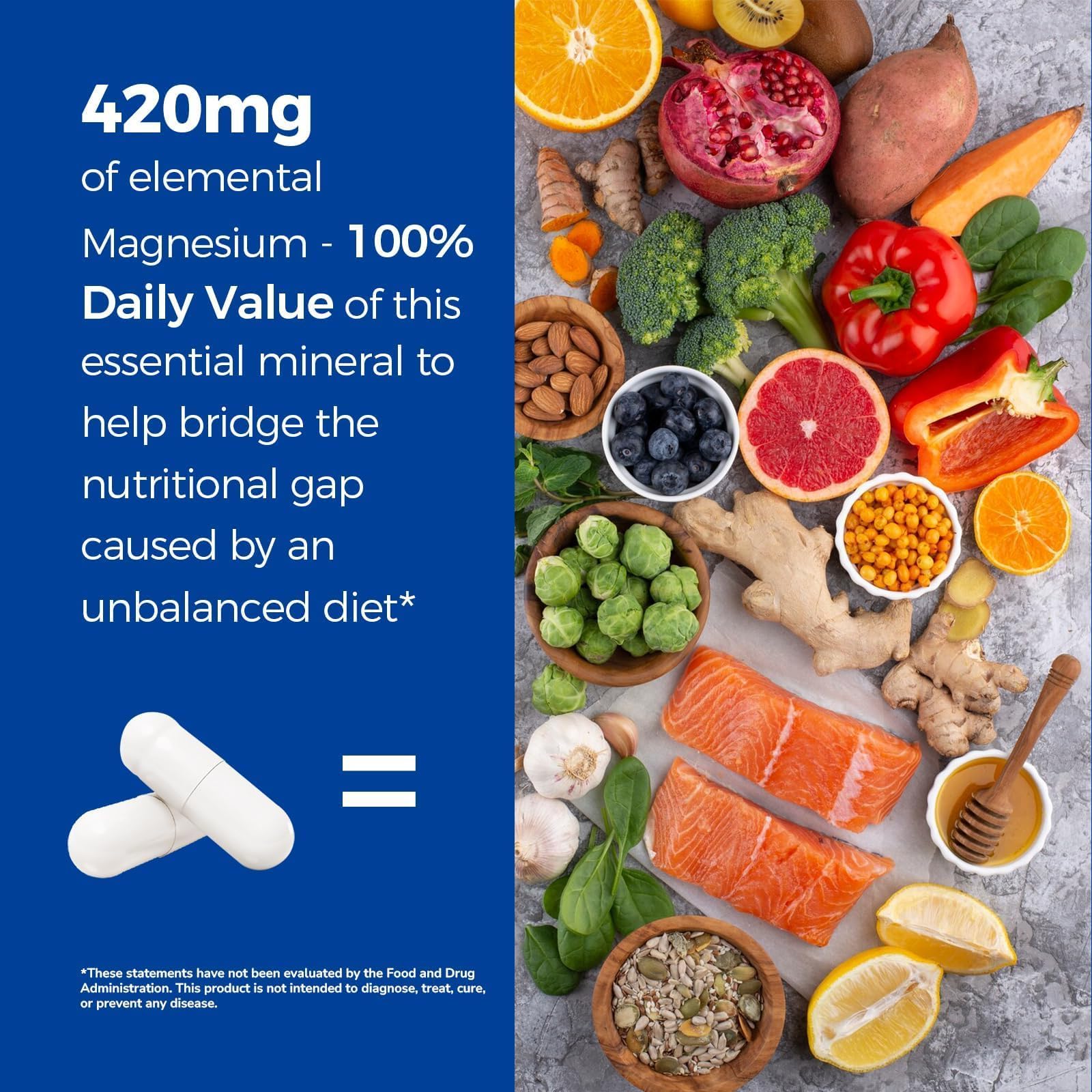 Vitalibre 10-in-1 Magnesium Complex packaging with ingredients list