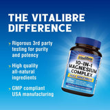 Vitalibre 10-in-1 Magnesium Complex with a measuring spoon