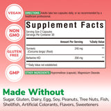 Vitalibre Berberine Complex 200mg capsules with turmeric