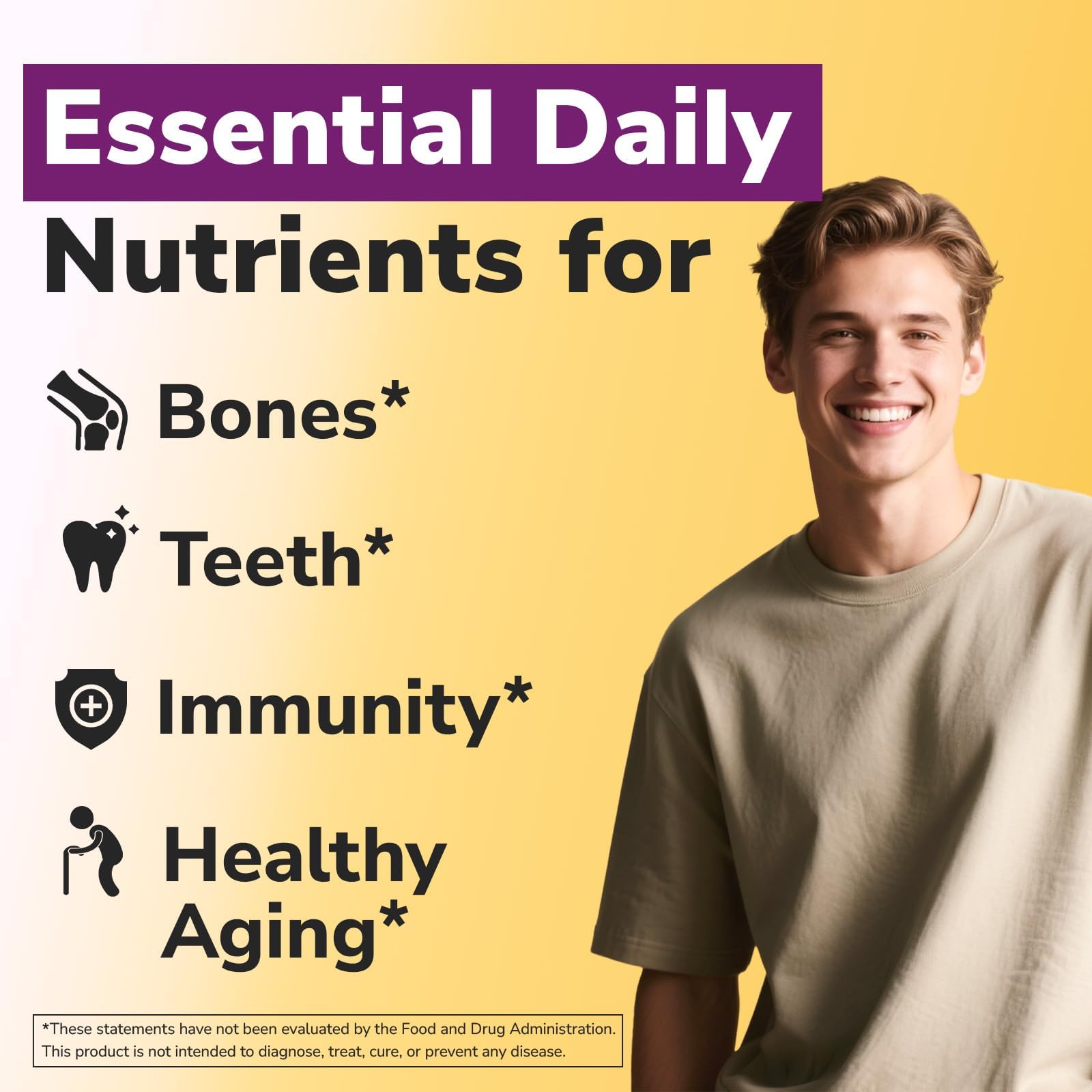 Vitalibre Calcium & Vitamin D3 Supplement ingredients list