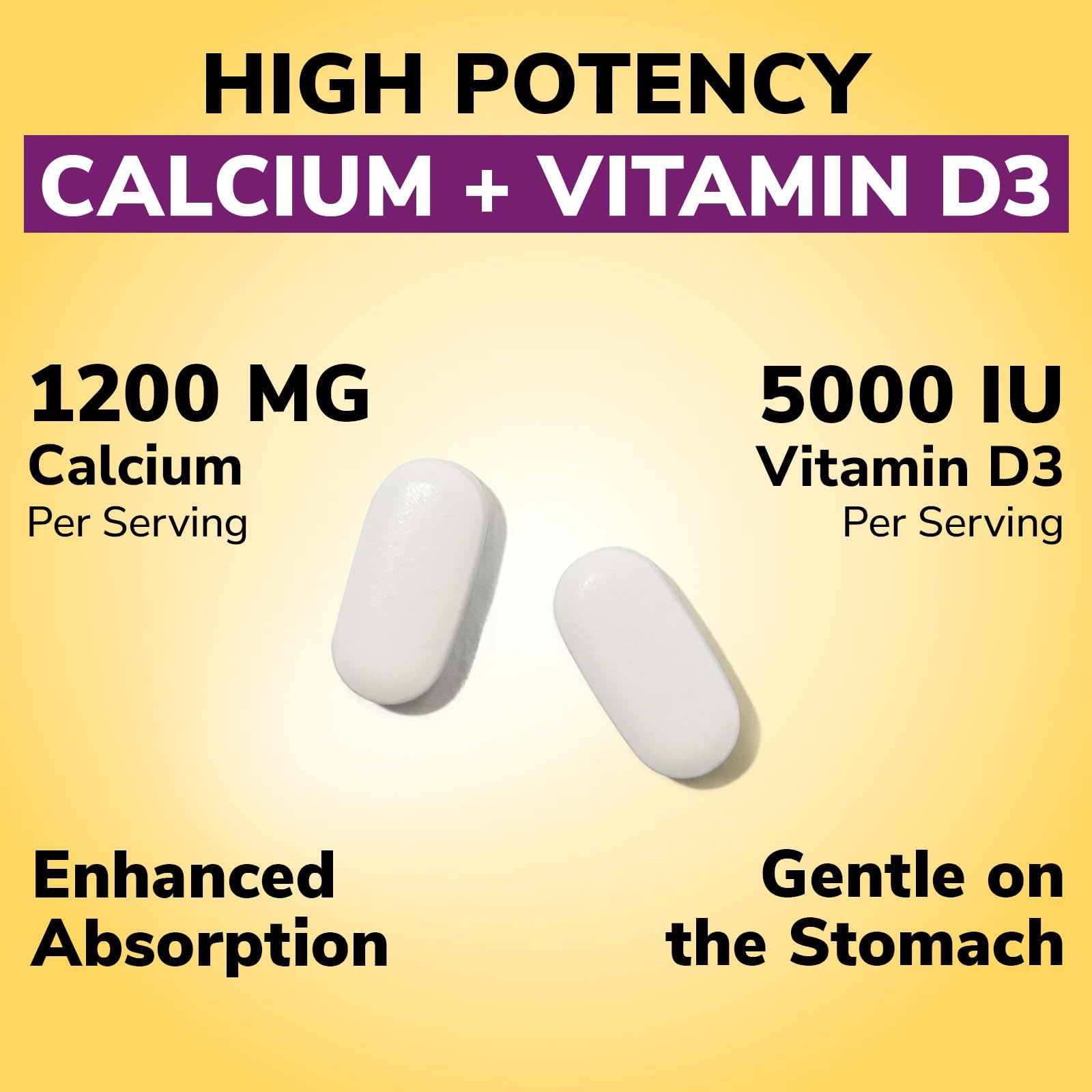 Vitalibre Calcium & Vitamin D3 Tablets ingredients list