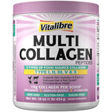 Vitalibre Collagen Peptide Blend 499g front view