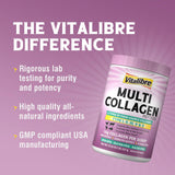 Vitalibre Collagen Peptide Blend mixed in coffee