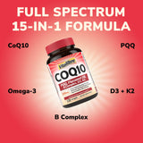 Vitalibre CoQ10 200mg softgel back view