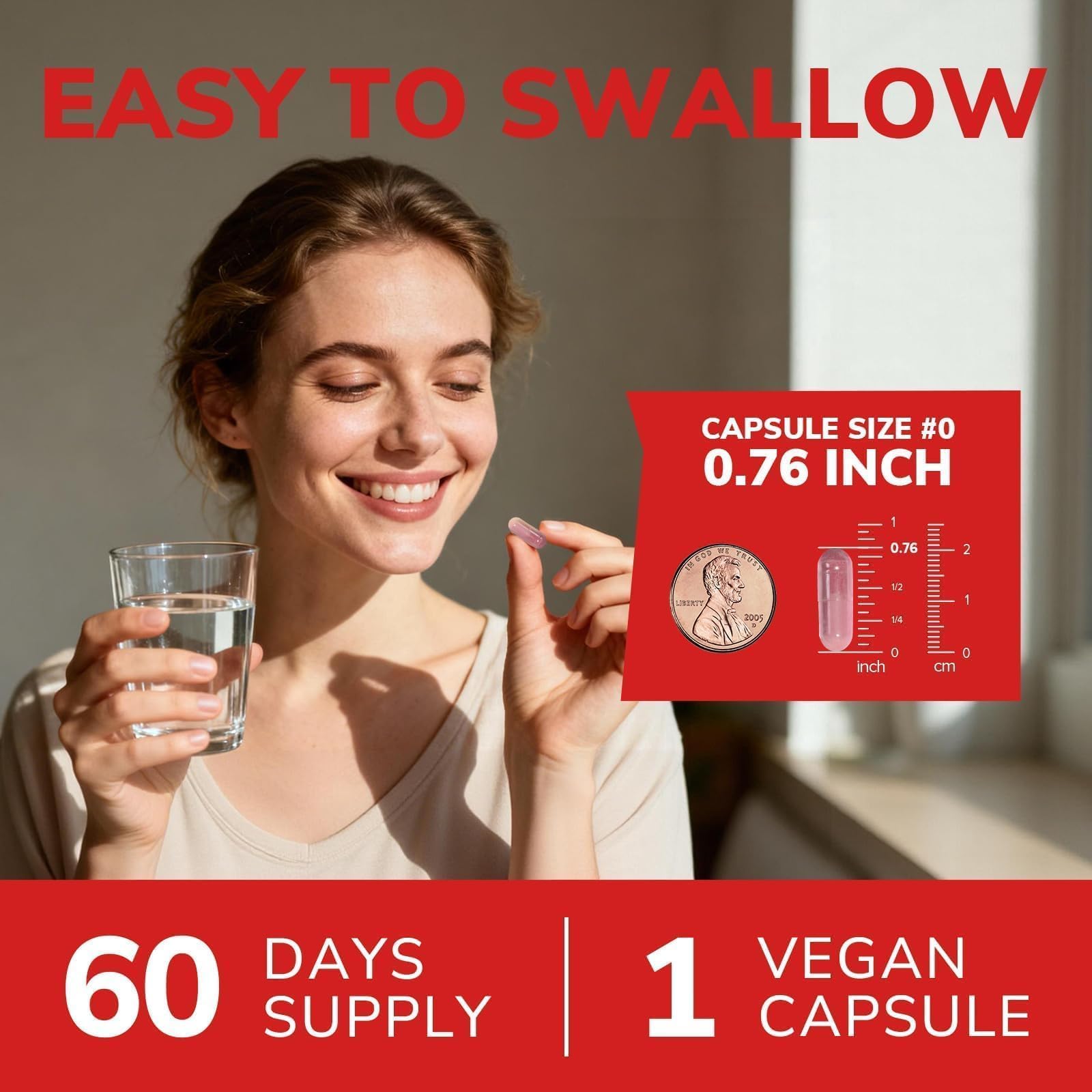 Vitalibre Cranberry Supplement 500mg on a wooden table