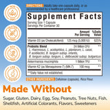 Vitalibre D3 + K2 Probiotic capsule close-up