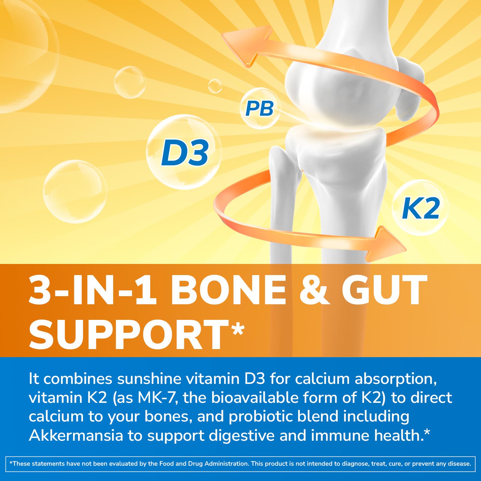 Vitalibre D3 + K2 Probiotic ingredients list