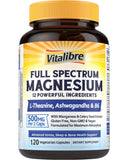 Vitalibre Full Spectrum Magnesium Complex 500mg front view