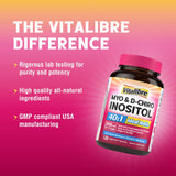 Vitalibre Inositol Capsules with measuring spoon for dosage