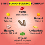 Vitalibre Iron Bisglycinate Supplement 65mg bottle with label